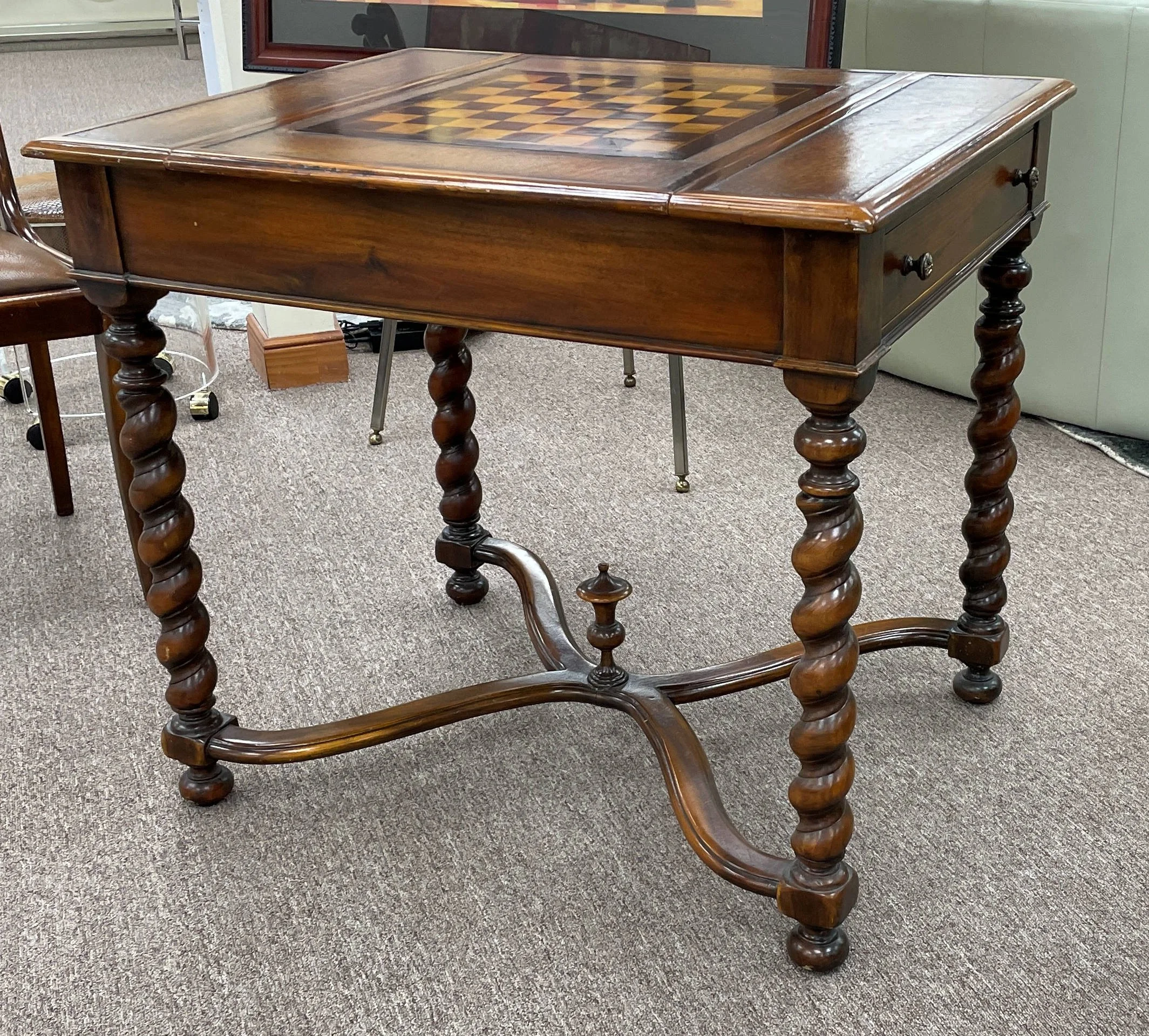 Encore Furniture Gallery-Theodore Alexander Spiral Turned Leg Game